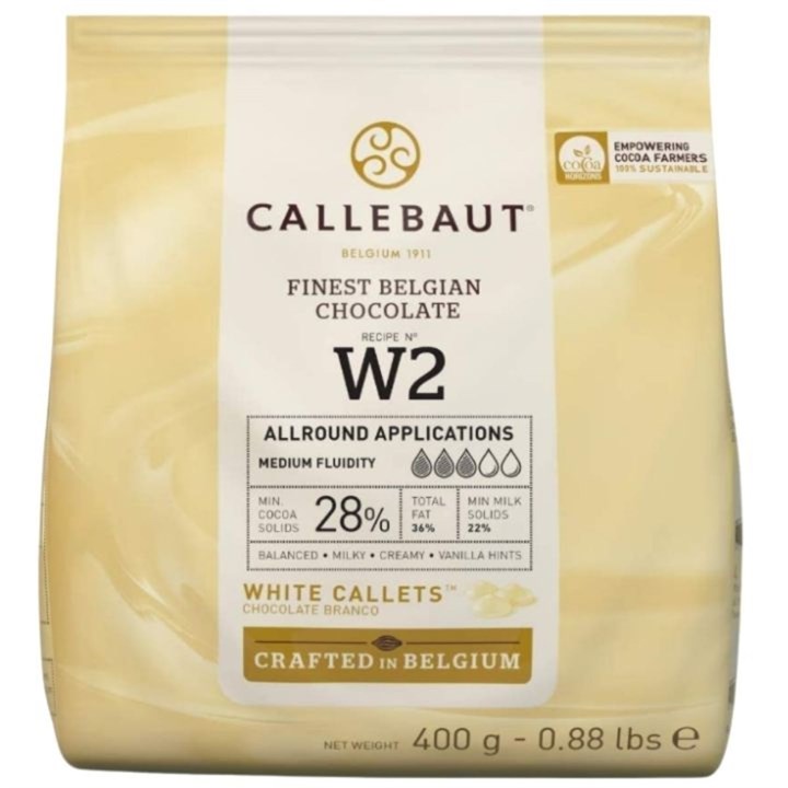 Callebaut Belgian Chocolate - White - 400g