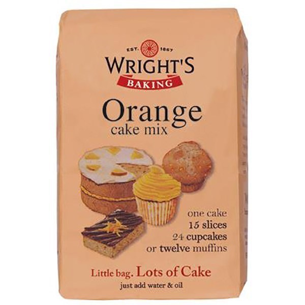 Wrights Baking Orange Cake Mix - 500g - single