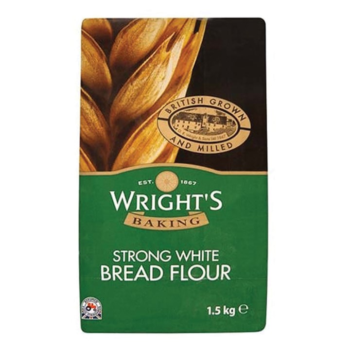 Wright's Strong White Bread Flour - 1.5kg-SALE