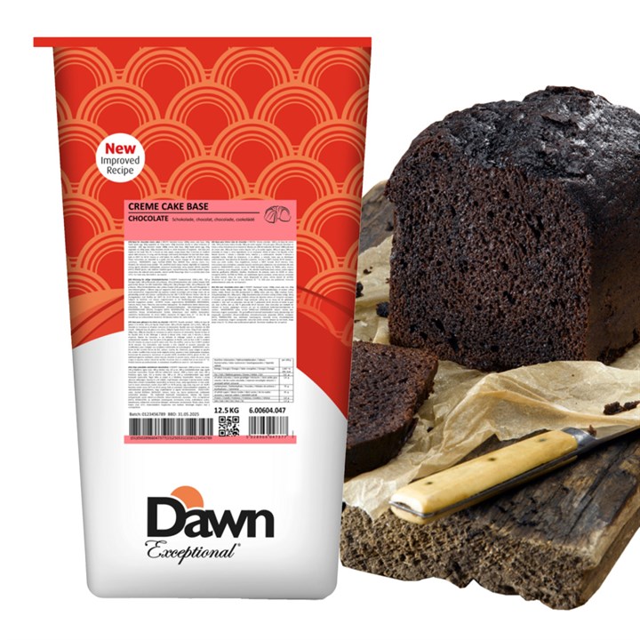 Dawn Foods Creme Cake Mix Chocolate - 12.5kg