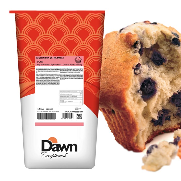 Dawn Foods Extra Moist Muffin Mix Plain - 12.5kg