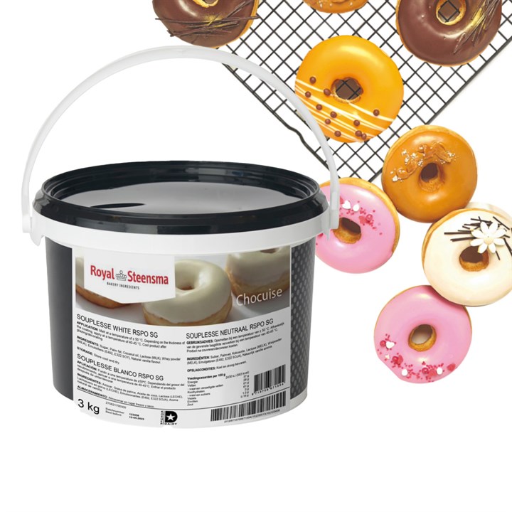 Dawn Foods Souplesse Coating and Dripping Icing White - 3kg