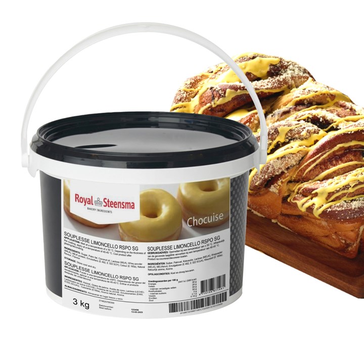Dawn Foods Souplesse Coating and Dripping Icing Lemon - 3kg