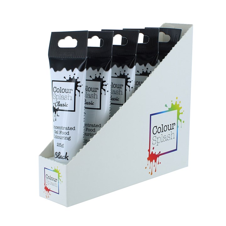 Colour Splash Gel - Black - 25g x 5