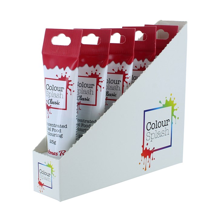 Colour Splash Gel - Christmas Red - 25g x 5