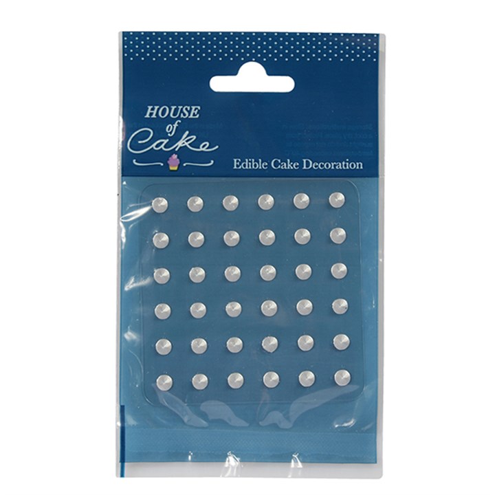 House of Cake Jelly Studs Silver - Pack of 36