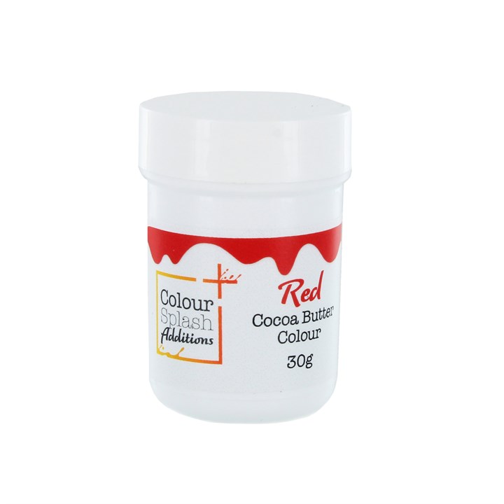 Colour Splash Additions - Cocoa Butter Colour Red 30g