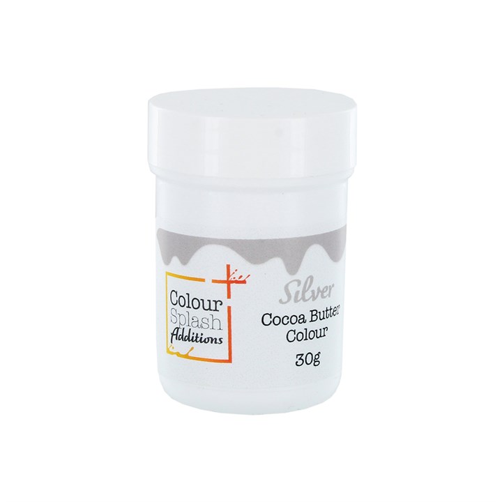 Colour Splash Additions - Cocoa Butter Colour Silver 30g