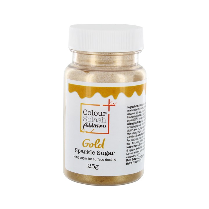 Colour Splash Additions - Sparkle Sugar Gold 25g