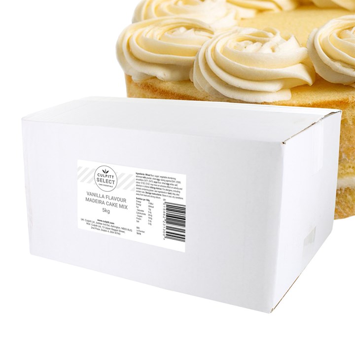 Culpitt Select Cake Mix - Madeira Vanilla Flavour - 5kg