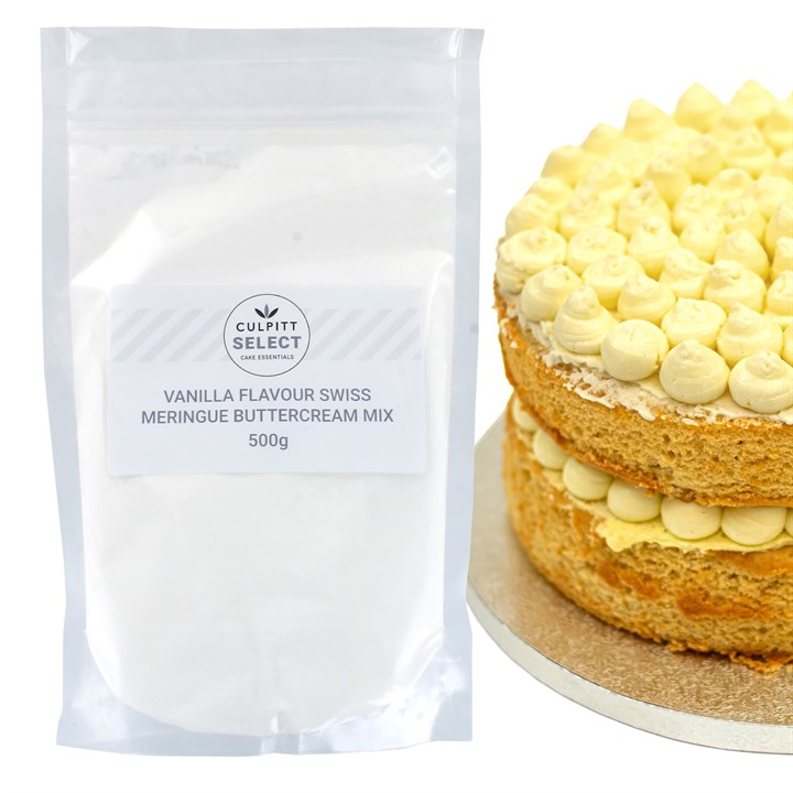 Culpitt Select Frosting - Swiss Meringue Buttercream - Vanilla Flavour - 500g