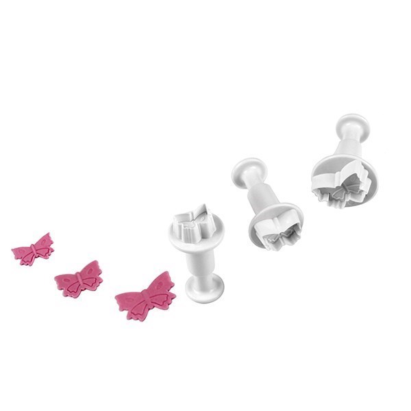 PME Mini Butterfly Plunger Cutters - Set of 3