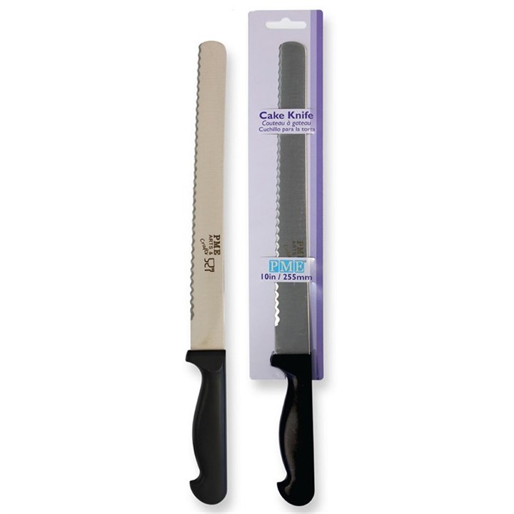 PME Cake Knife - 10'' (255mm) Serrated Blade