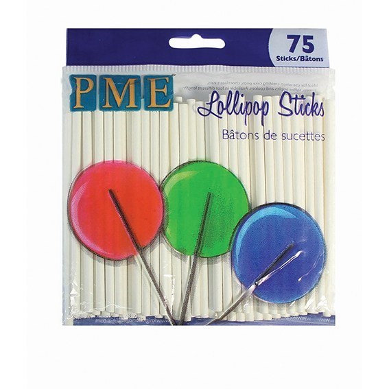 PME Cake Pop Lollipop Sticks 9.5cm - Pack of 75