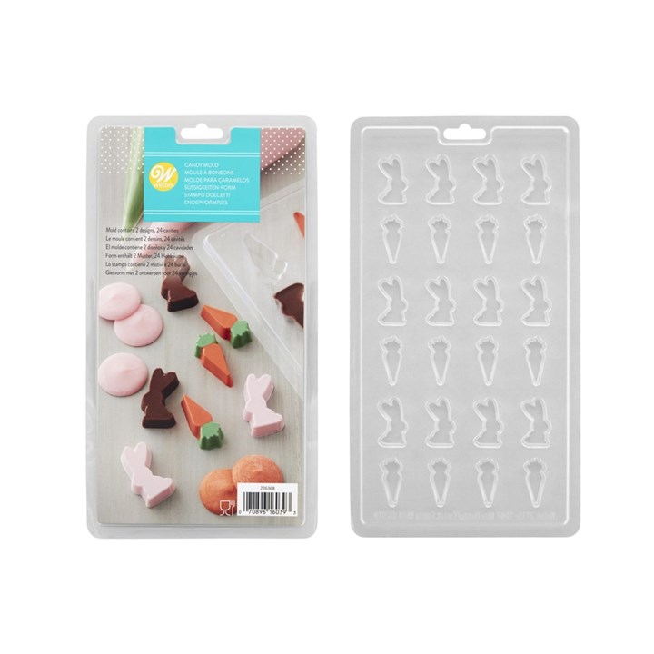 Wilton Candy Mould - Mini Bunny & Carrot