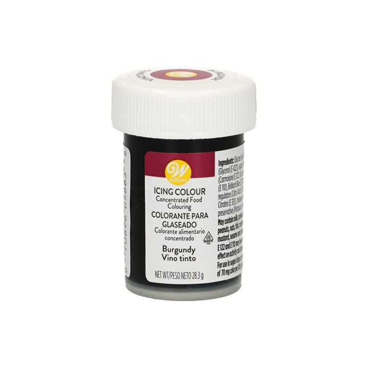 Wilton Icing Colour - Burgundy - 28g