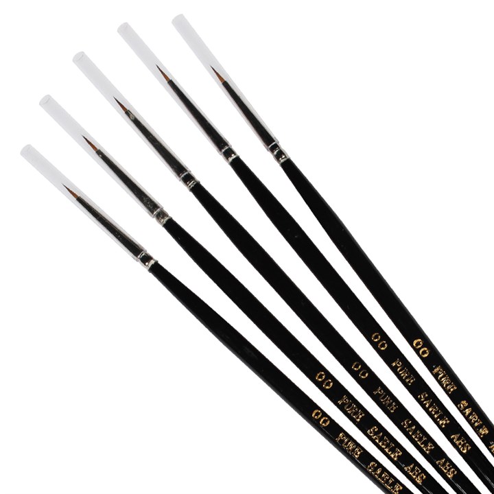 No.00 Artist Brushes - Sable