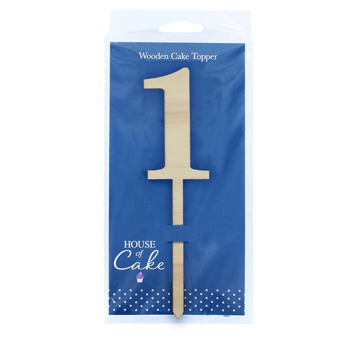 Wooden Pic - Number 1 - single