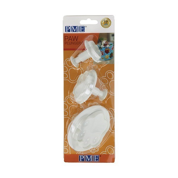 PME Paw Plunger Cutter - set of 3.