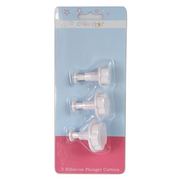 Cake Star Plunger Cutters - Hibiscus