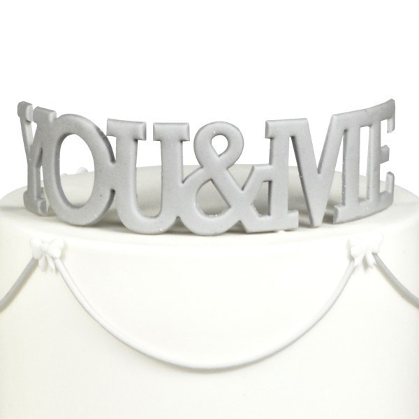 FMM 'You & Me' Large Cutter - Curved Words