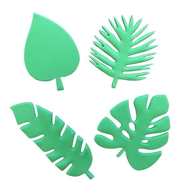 FMM Totally Tropical Foliage Cutters - 4 set