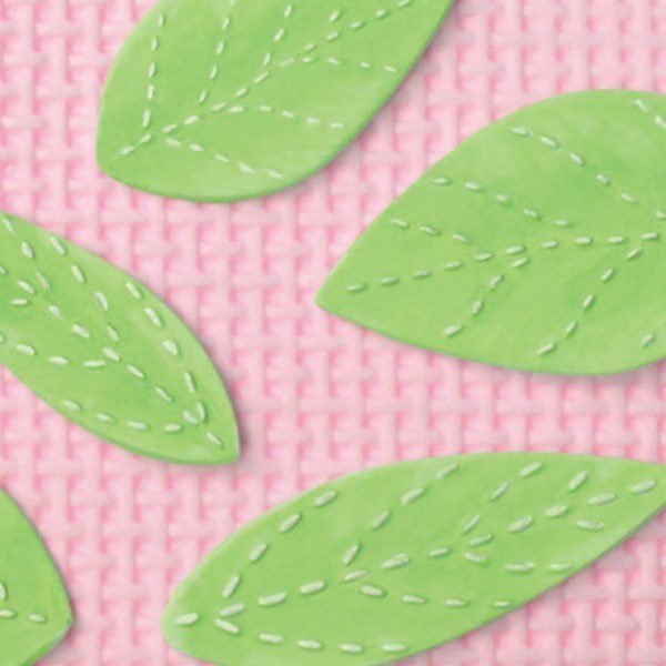 Katy Sue Stitched Leaves Mould