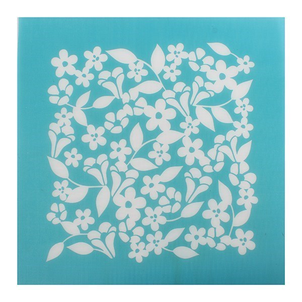 House of Cake Mesh Stencil Floral