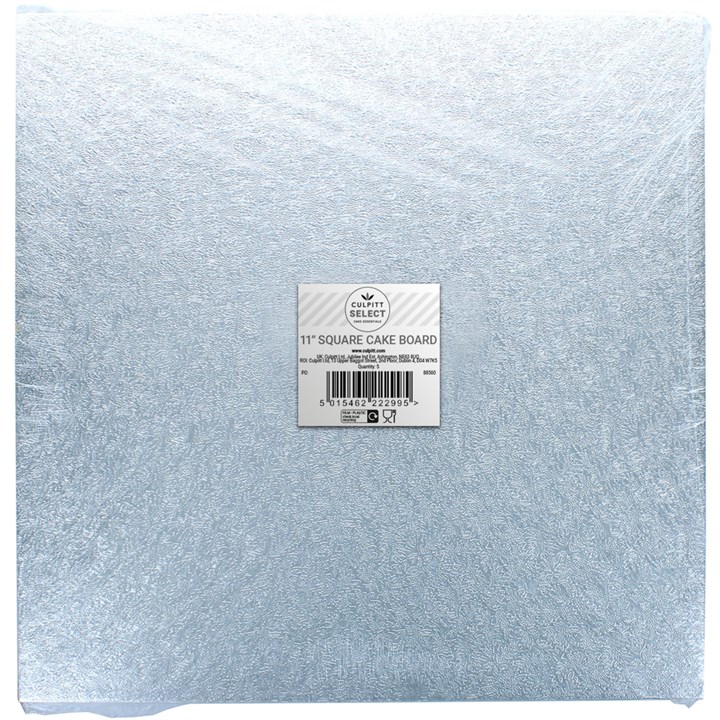 Culpitt Select 11" (279mm) Lightweight Cake Drum - 12mm - Square