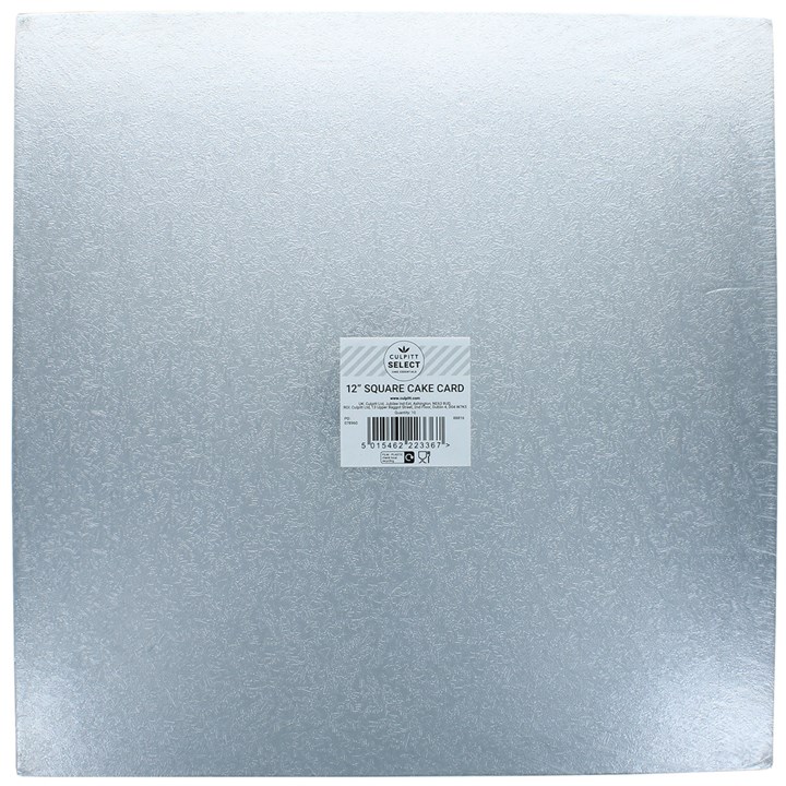 Culpitt Select 12" (304mm) Cake Card - 3mm - Square