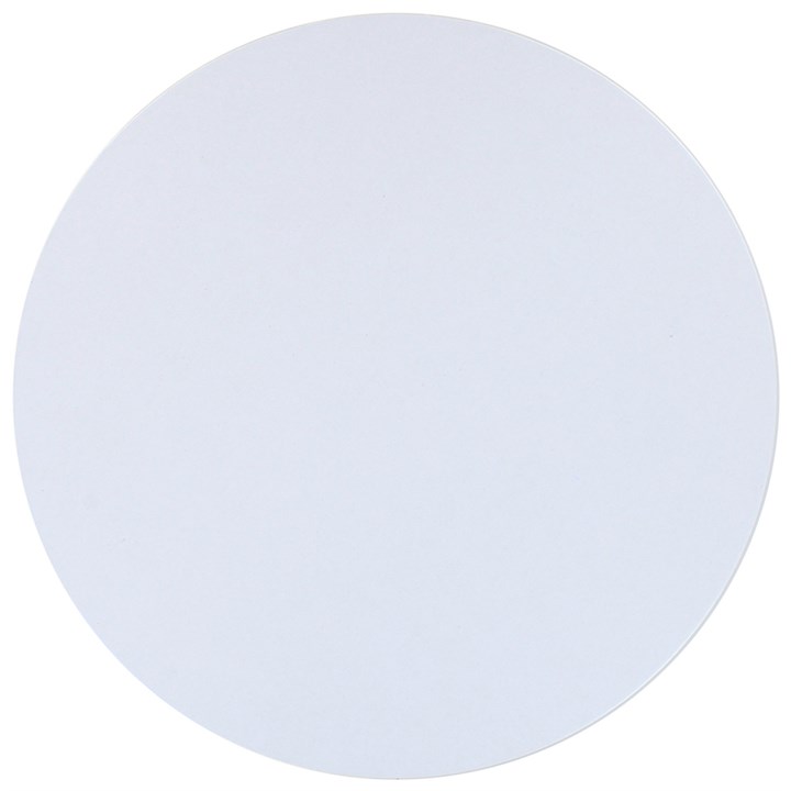 8" White Bio Cake Card