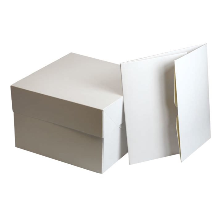 10 Pack Culpitt Select White Cake Boxes 12"