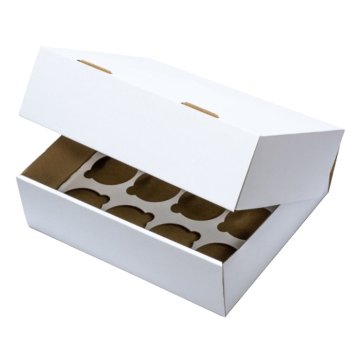 12 Cavity Cupcake Box x 1