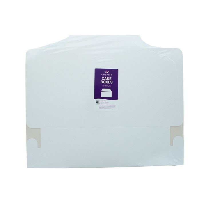 White 6" Bakery Box - 10 Pack