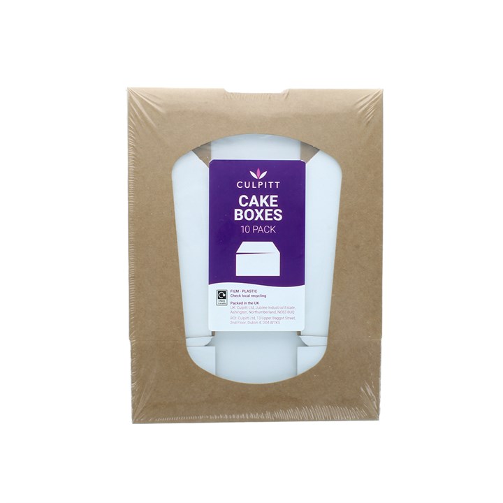 Small Kraft Brown Window Pop-Up Box - 10 Pack