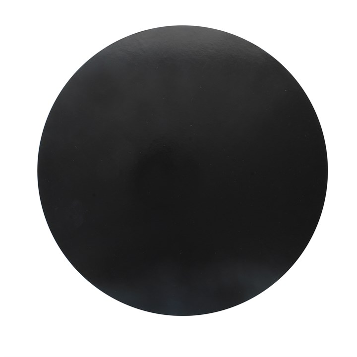 1 x 12" Black Gloss Masonite Cake Board 5mm thick - circa 304mm (12'')