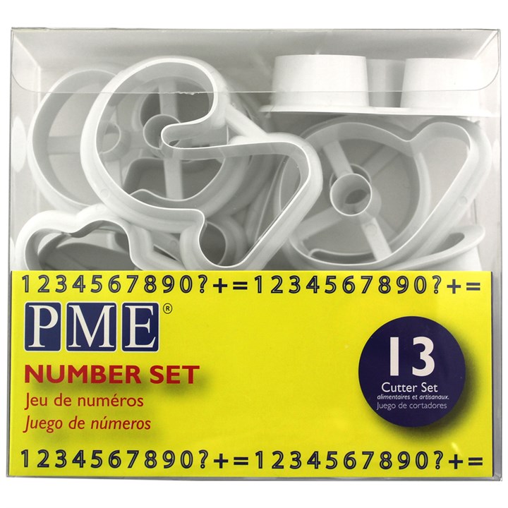 PME Cutter Number Set 13 piece