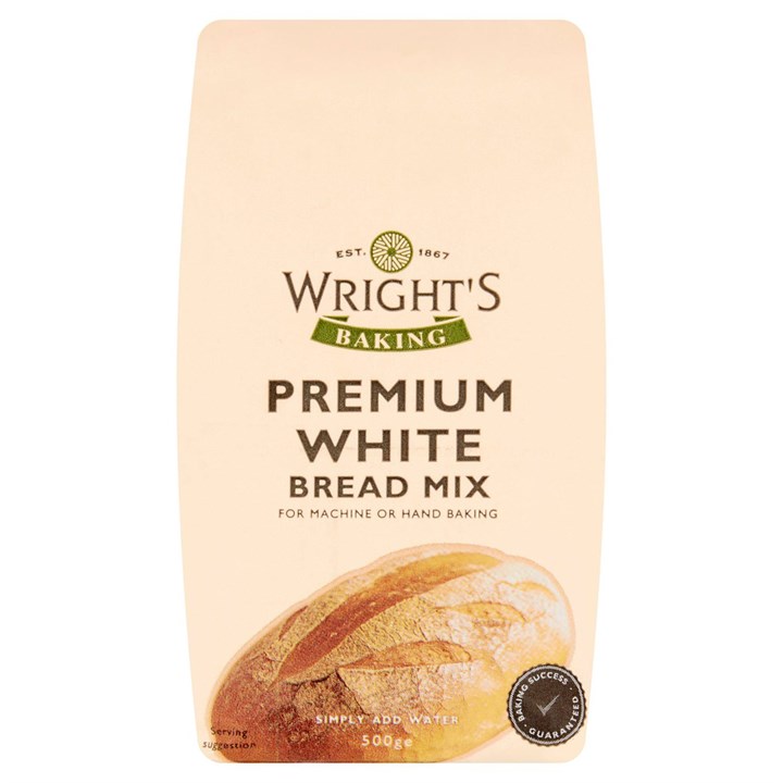 Wrights Premium White Bread Mix - 500g - single
