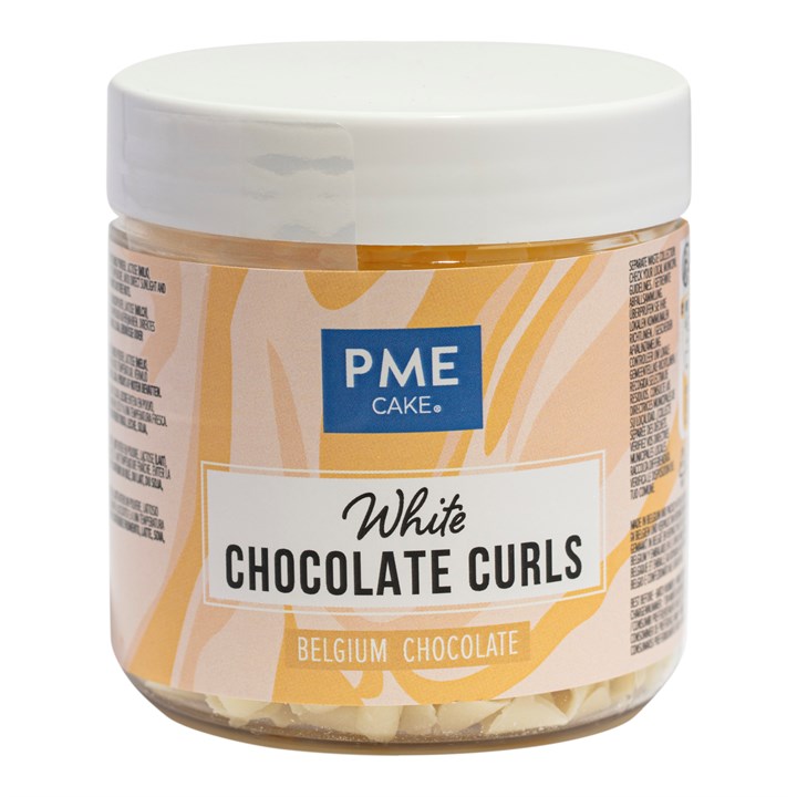 PME Chocolate Curls - White