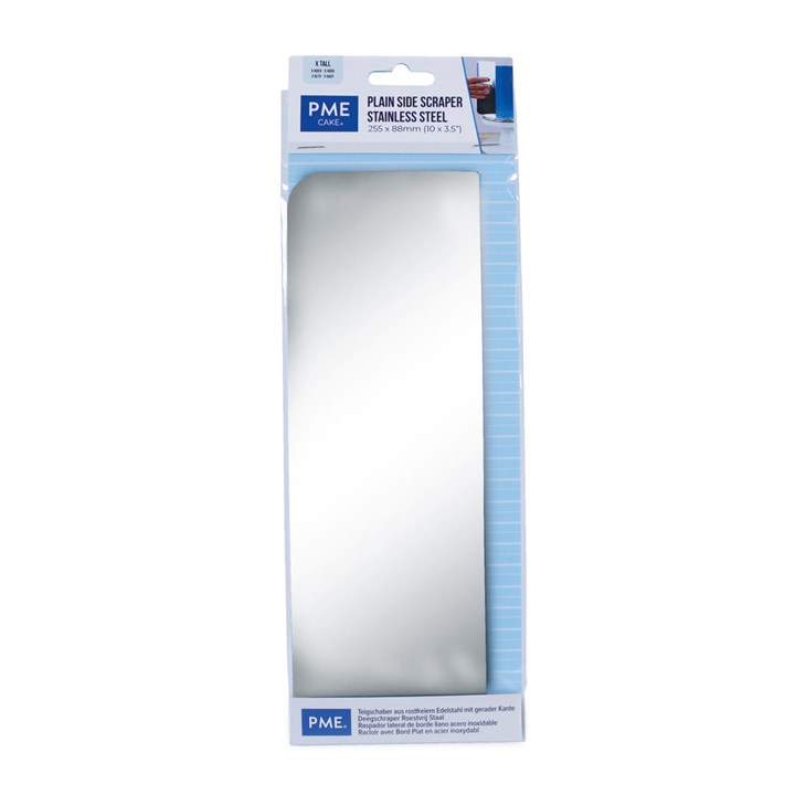 PME Extra Tall Stainless Steel Side Scraper - 10inch