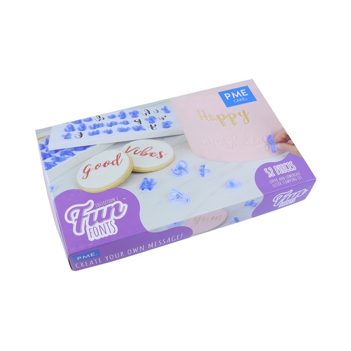 PME Fun Font Stamp set