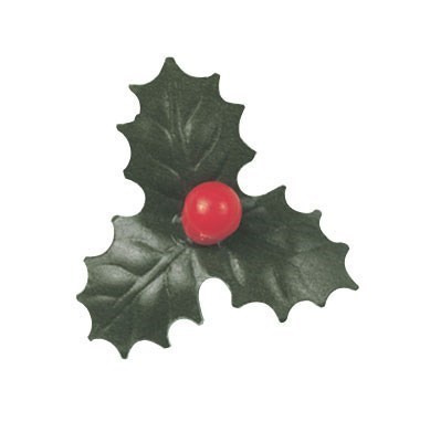 Paper/Plastic Holly - 32mm