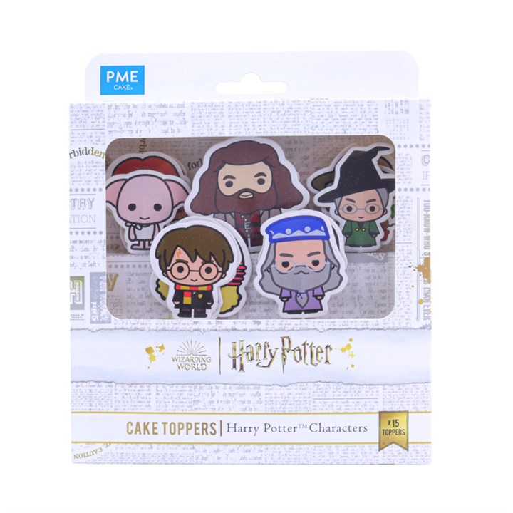 PME-Harry PotterCake Toppers - Iconic Characters (Pack of 15 Toppers)