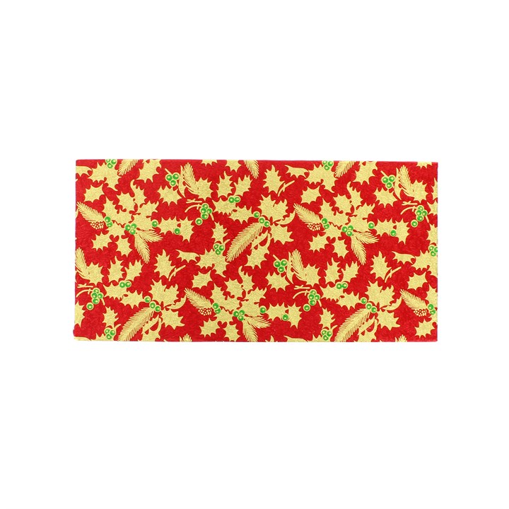 Christmas Log Cake Card 8'' x 4'' (203 x 101mm), single