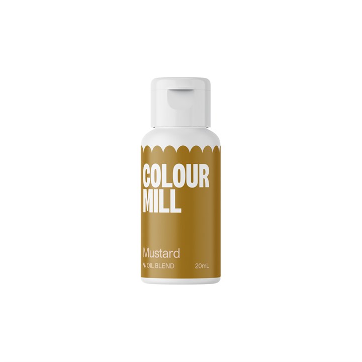 Colour Mill Oil Blend Food Colouring - Mustard - 20ml