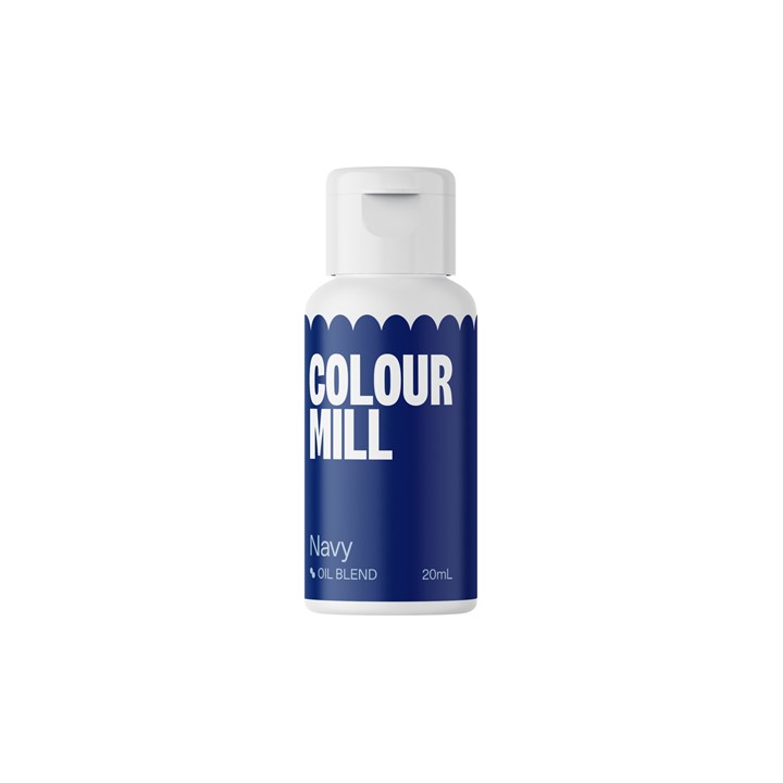 Colour Mill Oil Blend Food Colouring - Navy - 20ml