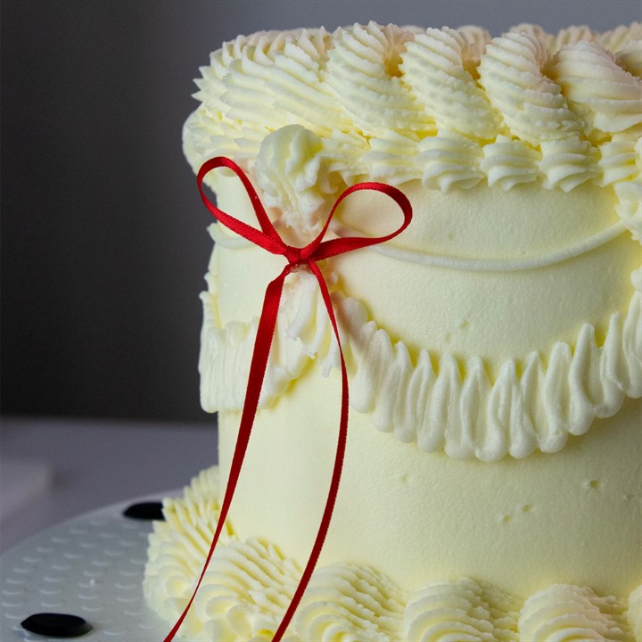 PME- Ribbon Bow Cake Toppers -Red 8pk