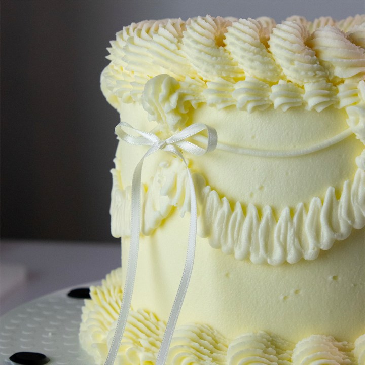 PME- Ribbon Bow Cake Toppers -White 8pk