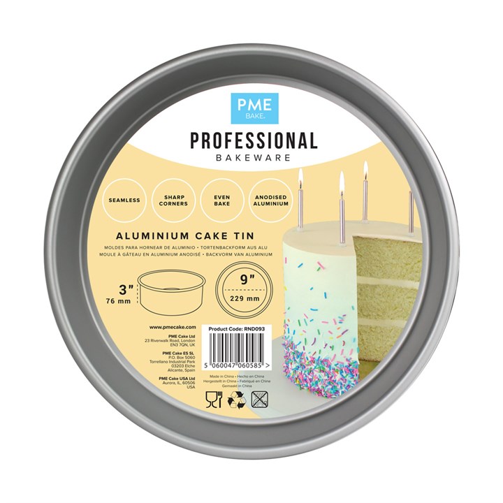 Round Cake Tin 9'' x 3'' (228mm x 76mm)