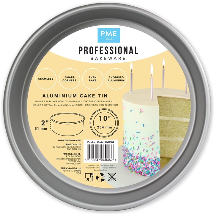 Round Cake Tin 10'' x 2'' (254mm x 50mm)